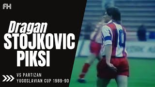 Dragan Stojkovic Piksi ● Skills ● Crvena Zvezda 1:0 Partizan ● Yugoslavian Cup 1/2 Final 1989-90