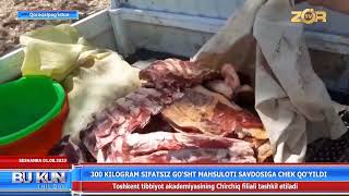 300 kilogramm sifatsiz go‘sht mahsulotlari savdosiga chek qo‘yildi