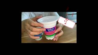 125ml and 250ml Yogurt cup with foil lid