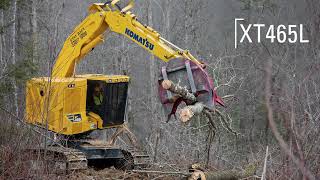 Komatsu XT465L Feller Buncher