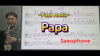 *PAPA*(Paul Anka)#송형섭색소폰경음악연주 .