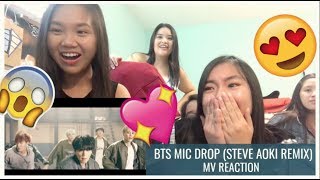 bts 'mic drop (steve aoki remix)' mv reaction