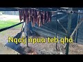 qha nqaij npua teb hmong old fashion pork jerkies