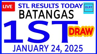 Stl Batangas results today January 24, 2025 1st DRAW stl pares