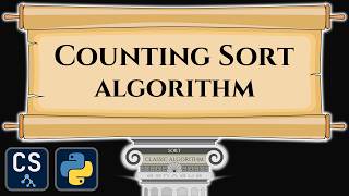 Counting Sort Algorithm Visualization | Step by Step Python Code Animation