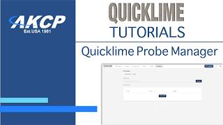 AKCP Quicklime - sensorProbe+ Probe Manager