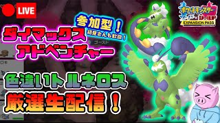 【ポケモンソード】参加OK！初見さんも歓迎！ケンディーの色違いトルネロスを粘るダイマックスアドベンチャー厳選雑談生配信！