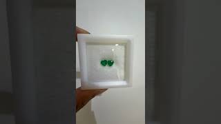 Heart Shape Natural Emerald 💚 #shorts #vedio #short #shortsvideo #public #emerald #natural #foryou