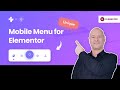 Creating this Mobile Menu in Elementor Made my Website 10x Easier to Use!