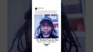 Obediah Pope aka Obie | Death Notice #obituariessvg #svg