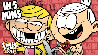 The Loud House Goes QUIET! 🎧 | 'Sound of Silence' In 5 Minutes! | The Loud House