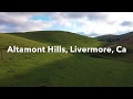 Tour of Altamont Hills and Bethany Reservoir from the sky , Livermore CA