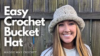🧶Bucket Hat Basics! ANY SIZE | STEP BY STEP TUTORIAL