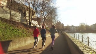 Running track at Bydgoszcz | Poland Walking Tour 2023