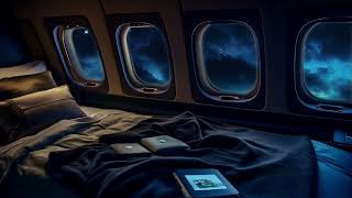 Jet Plane Night Flight | Fall asleep within 2 minutes | Calm Airplane Noise | White Noise | 10 Hours