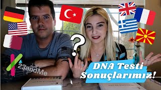 DNA TESTİ YAPTIK!🧬 TÜRK DEĞİL MİYİM?! 😱 23andME Ancestry & Health DNA Test