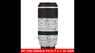 Canon RF 100-500mm f/4.5-7.1 L IS USM Anti-Scratch Lens Sticker Protective Film Body Protector Skin