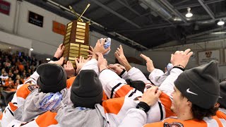 Men's Hockey: 2024 AHA Championship Ring Ceremony