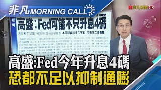 高盛:Fed可能從3月起 \