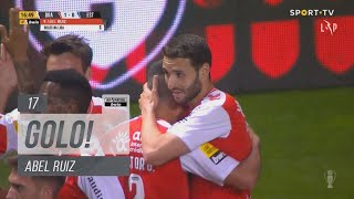 Goal | Golo Abel Ruiz: SC Braga (1)-0 Estoril Praia (Liga 22/23 #27)