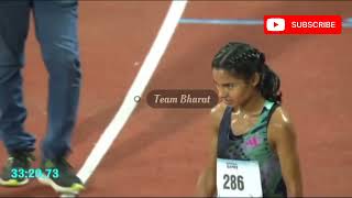 29 Oct 2023 - SEEMA (Himachal Pradesh) won GOLD in Women's 10000m at the 37th National Games, Goa