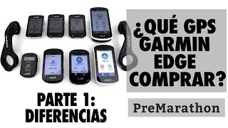 ¿Qué GPS Garmin para ciclismo comprar?  Parte 1: Diferencias serie EDGE.