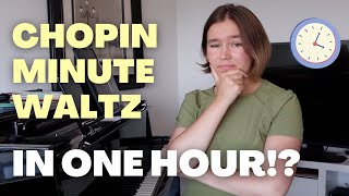 😱 MASTERING CHOPIN'S MINUTE WALTZ IN ONE HOUR!?? | PRACTICE VLOGS WITH MARIYA