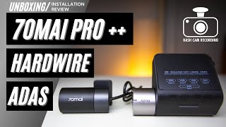 70MAI PRO PLUS+ A500S Unboxing, Hardwire Installation, testing (sub) ADAS | 24H | APP | CIVIC FC