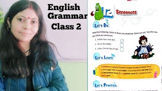 Class 2 | ch- 12 | Sentences | Oxford new learner's grammar and composition Solved exercise