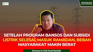 Tanpa Bansos dan Subsidi, Ramadan Jadi Ujian Berat bagi Masyarakat!