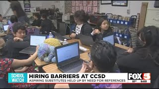 CCSD discusses work references requirement as some aspiring subs say it’s a barrier for employment