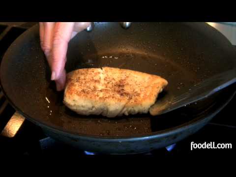 Pan frying fish Pan frying fish