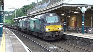 THE FIRST / THE LAST !! 68001/68034 6k74 Sellafield - Crewe empty flasks, 9th August 2023