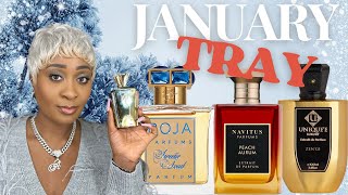 MY JANUARY 2025 PERFUME TRAY / FRAGRANCES I HAVE BEEN WEARING THIS MONTH