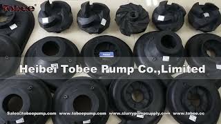 China Tobee Pump supply Slurry Pump Rubber Parts