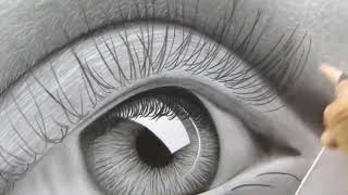 How to Draw Realistic Eyes for beginners with pencil | Pencil Sketch Video | Easy to draw eyes