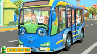 Wheels On The Bus + More Cartoon Vehicles and Songs for Babies