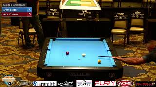 2024 VNEA Championships - Men's Intermediate 9 Ball - Brett Miller vs Max Krause