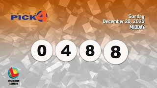 Wisconsin Lottery Midday Draw 12/28/2025