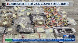 5 arrested in Vigo Co. after 41oz. of meth & more found