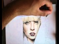 Lady Gaga ( With Color Pencil ) - Speed Drawing