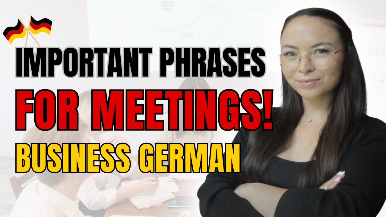 German For Business Meetings (Easy Phrases) | Practical German Lesson ...