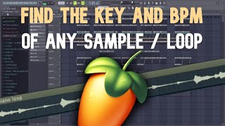 HOW TO FIND THE KEY AND BPM OF ANY LOOP / SAMPLE | FL Studio Tutorial