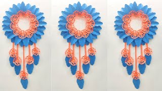 Craft idea with Paper wall hanging / Home decorating Idea craft paper / Best out of waste / DIY