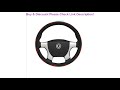 top kkysyelva fibre leather steering wheel covers for car bus truck 36 38 40 42 45 47 50cm diameter