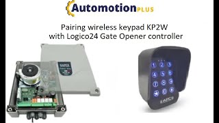 How to pair wireless keypad with Logico24 | pairing keypad | KP2W