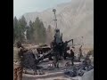 Indian Army 155mm Bofors Gun In Action At LOC