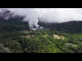 Geothermal power station. Philippines, Mindanao. Apo mountain.