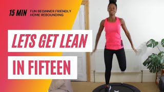 FUN 15 Minute Home Workout | Women’s HIIT Rebounding For Weight-loss (Low Impact Mini Trampoline)