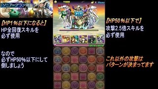 【パズドラ】ソニア＝グラン降臨に闇ラーPTで行ってみた【49倍PT】超地獄級